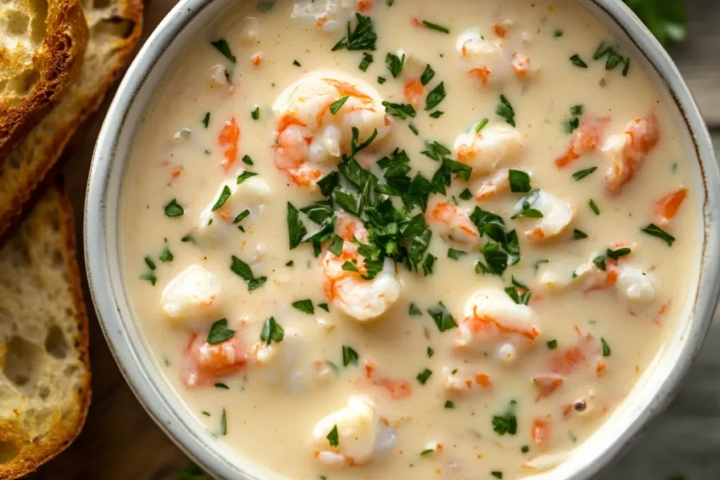 Crab and Shrimp Seafood Bisque 3