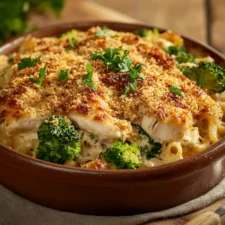 Chicken Casserole with Pasta and Broccoli