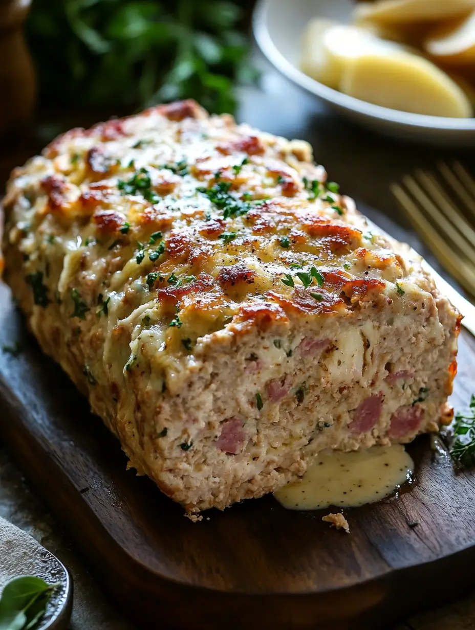 Chicken Cordon Bleu Meatloaf  Food Chicken Cordon Bleu Meatloaf Food