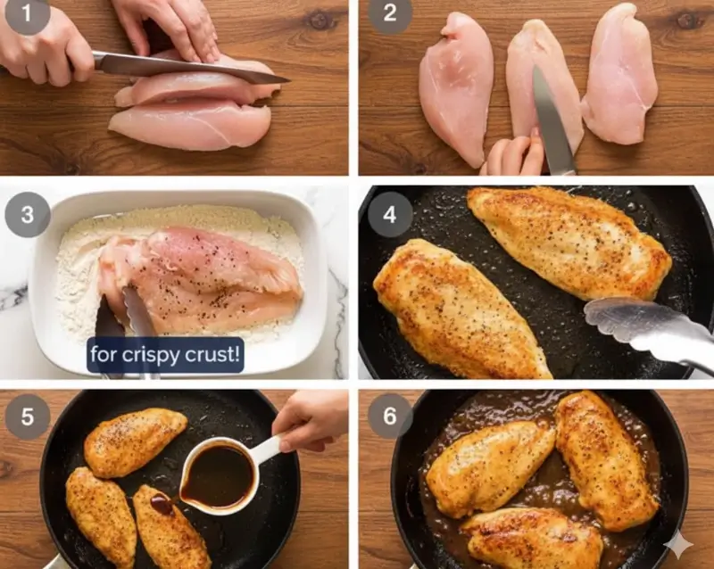 Easy 6-Step Guide to Making Crispy Honey Garlic Chicken at Home