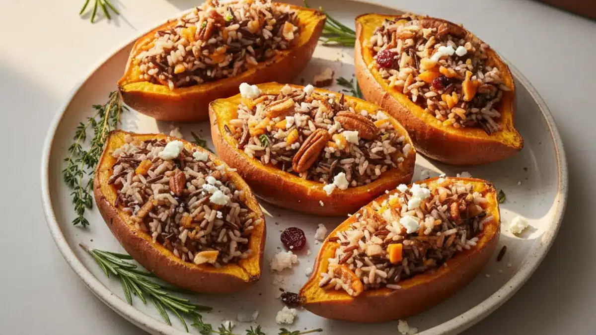 Amazing Wild Rice Stuffed Sweet Potatoes 6 Design sans titre 15