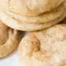 The Best Snickerdoodle Cookie Recipe with Text Overlay