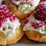 Raspberry Cream Cheese Bites – Mini Cake Bites with Creamy Frosting & Fresh Raspberries