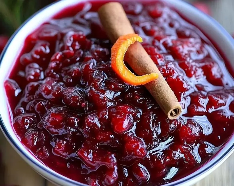 Easy Cranberry Sauce Recipe: Simple & Fresh Flavor 7 Design sans titre 43 compressed 1
