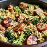 One-Pan Chicken Sausage Broccoli Orzo—Simple & Satisfying 6 Design sans titre 6 2