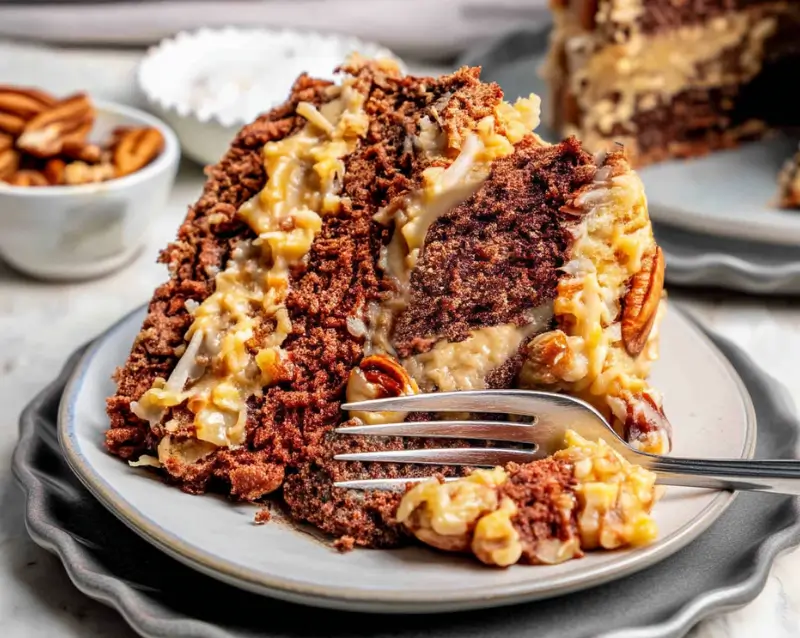 Easy German Chocolate Cake with Coconut Pecan Frosting 5 Design sans titre 69 1