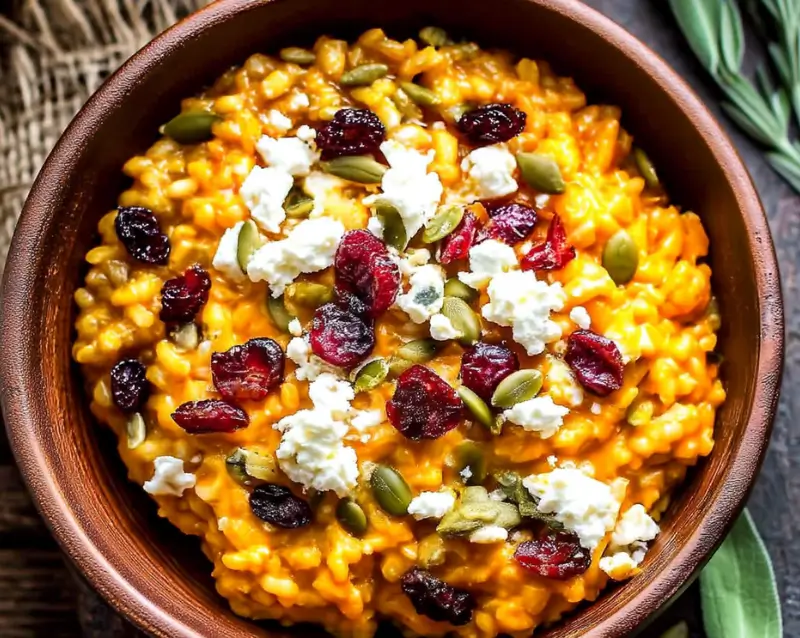 Ultimate Pumpkin Goat Cheese Risotto 5 Design sans titre 9