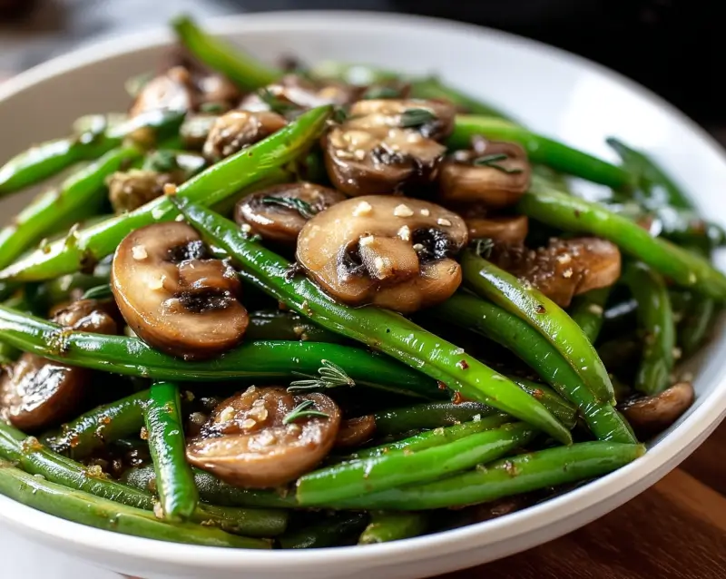 Garlic Butter Sautéed Green Beans and Mushrooms 8 Design sans titre 2026 01 15T233618.258
