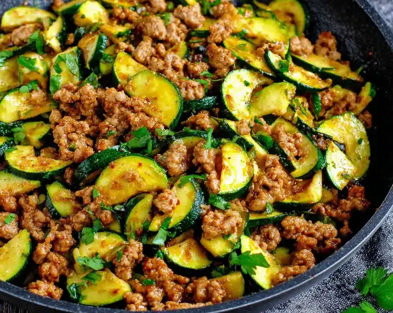 Healthy Ground Turkey and Zucchini Skillet 5 Design sans titre 8