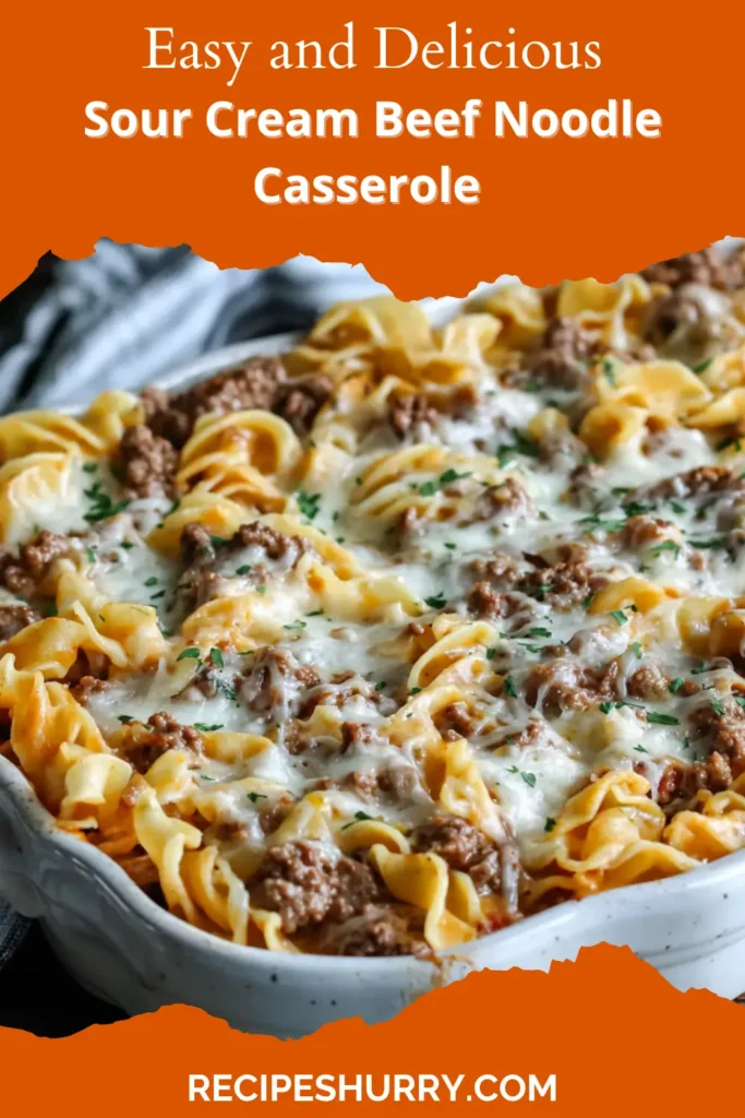 Sour Cream Beef Noodle Casserole