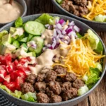 Simple and Fresh Burger Bowls Recipe 6 u9926878167 Burger Bowls ar 54 sref httpss.mj .runUPx2phCm 6eaf4a90 37e8 4665 9b2f aa8abd35513c 0