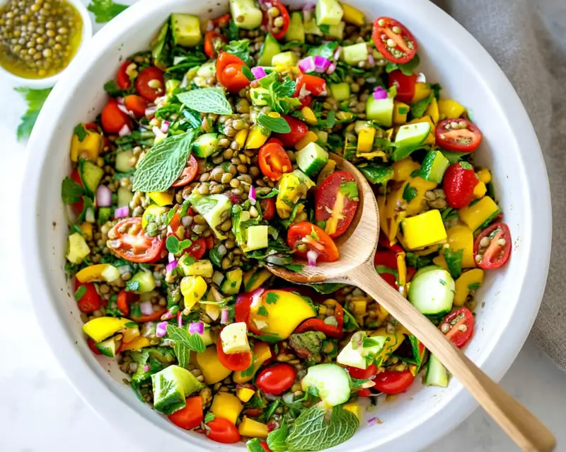 Easy Mediterranean Lentil Salad You’ll Love 11 Design sans titre 11